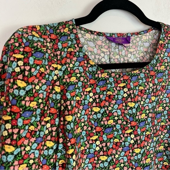 Tuckernuck Top  women XS Bedford Blouse Liberty of London Floral Print Fabric - Picture 4 of 7